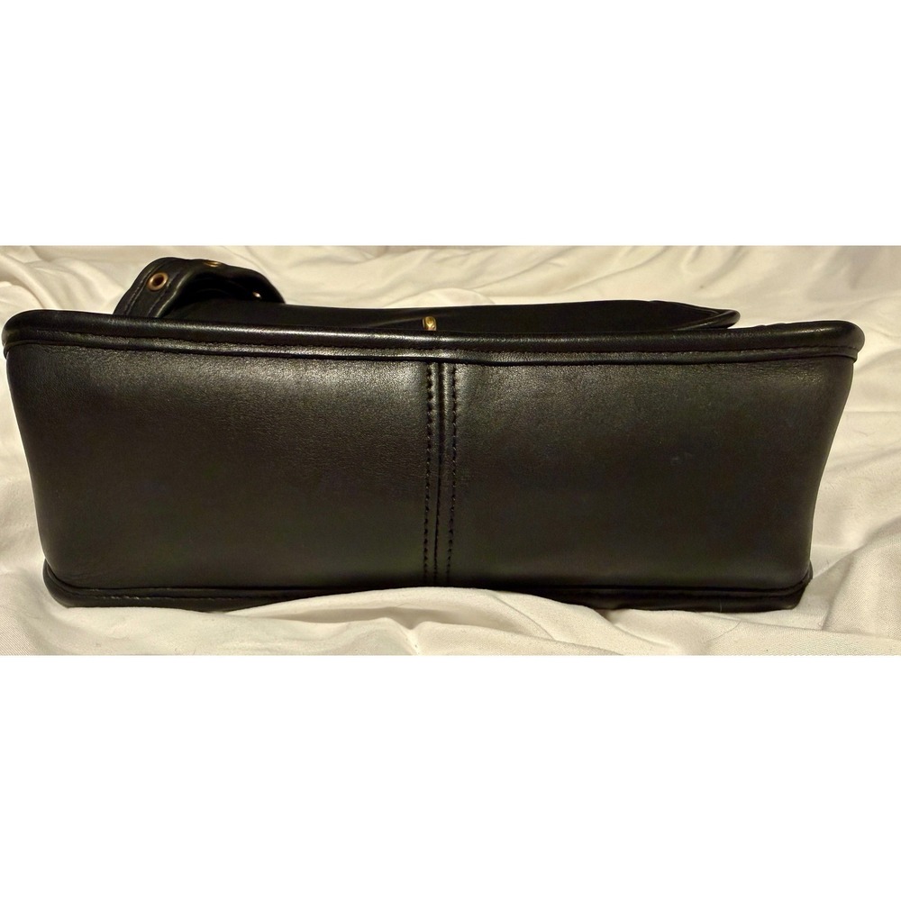 Vintage Coach Rambler CrossbodyStyle 9061 Black Leather Yr 2000 Made in Mexico - Picture 3 of 8